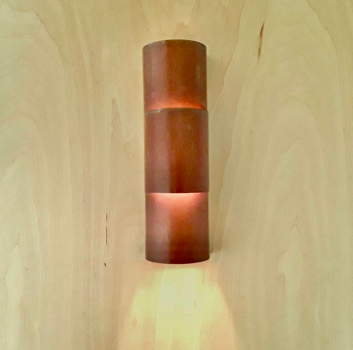 Tiered Copper Sconce