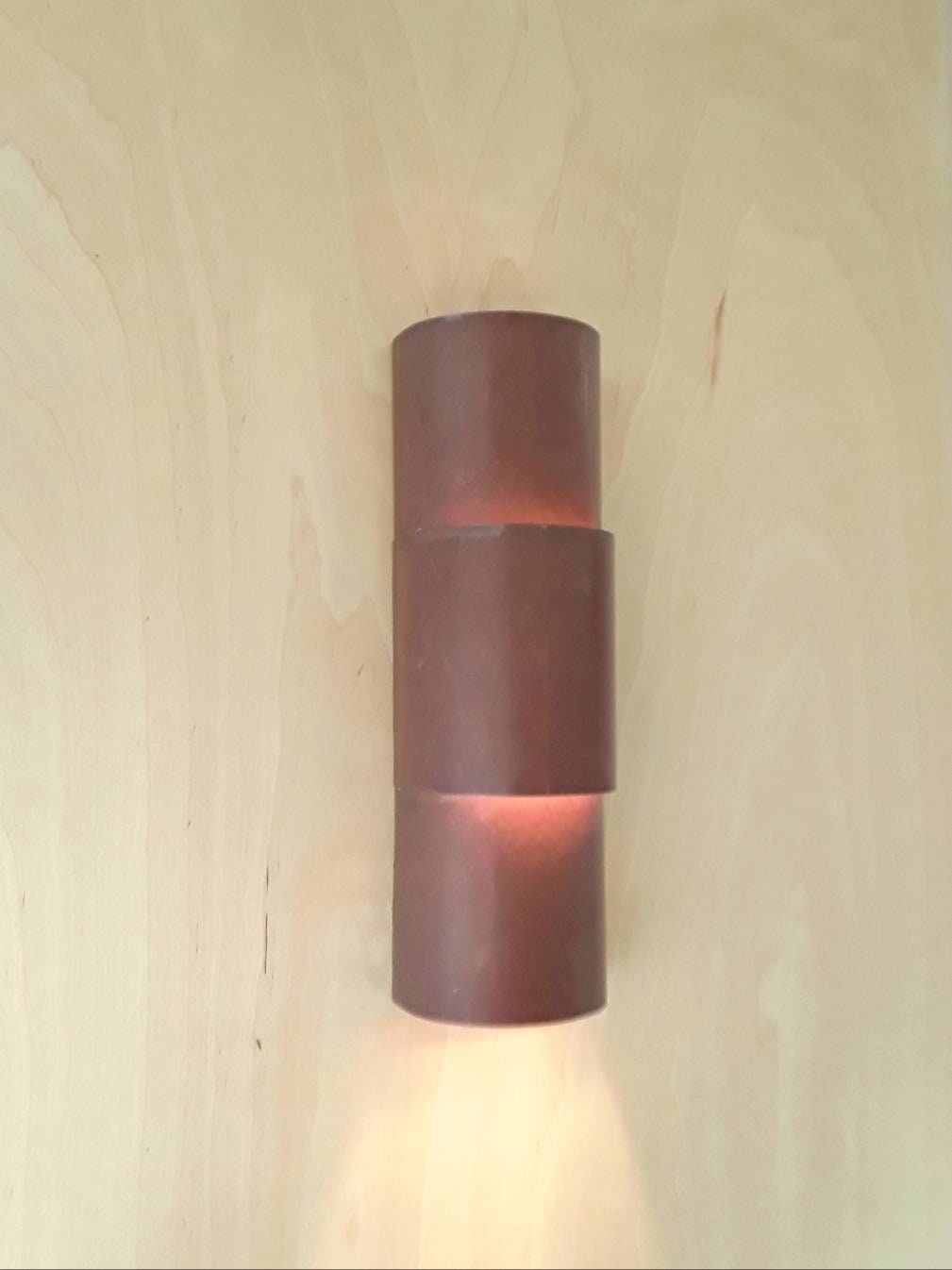 Tiered Copper Sconce