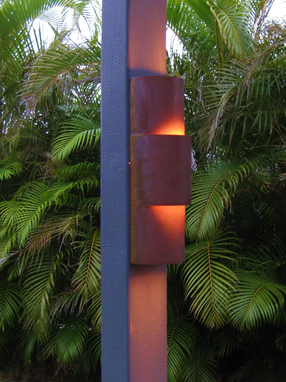 Tiered Copper Sconce