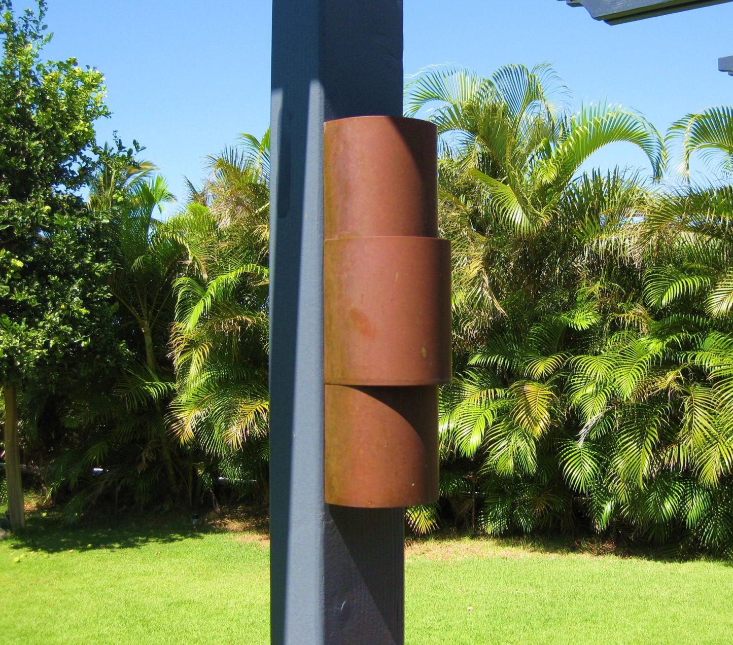 Tiered Copper Sconce