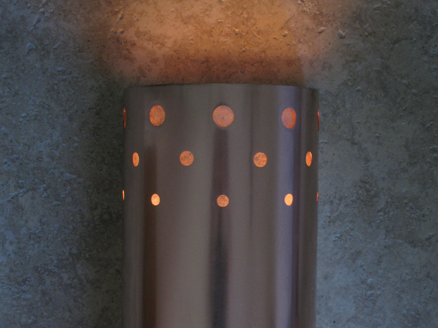 Contemporary Copper Sconce Light