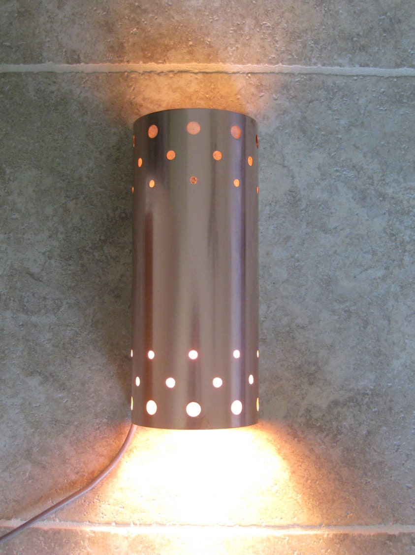 Contemporary Copper Sconce Light