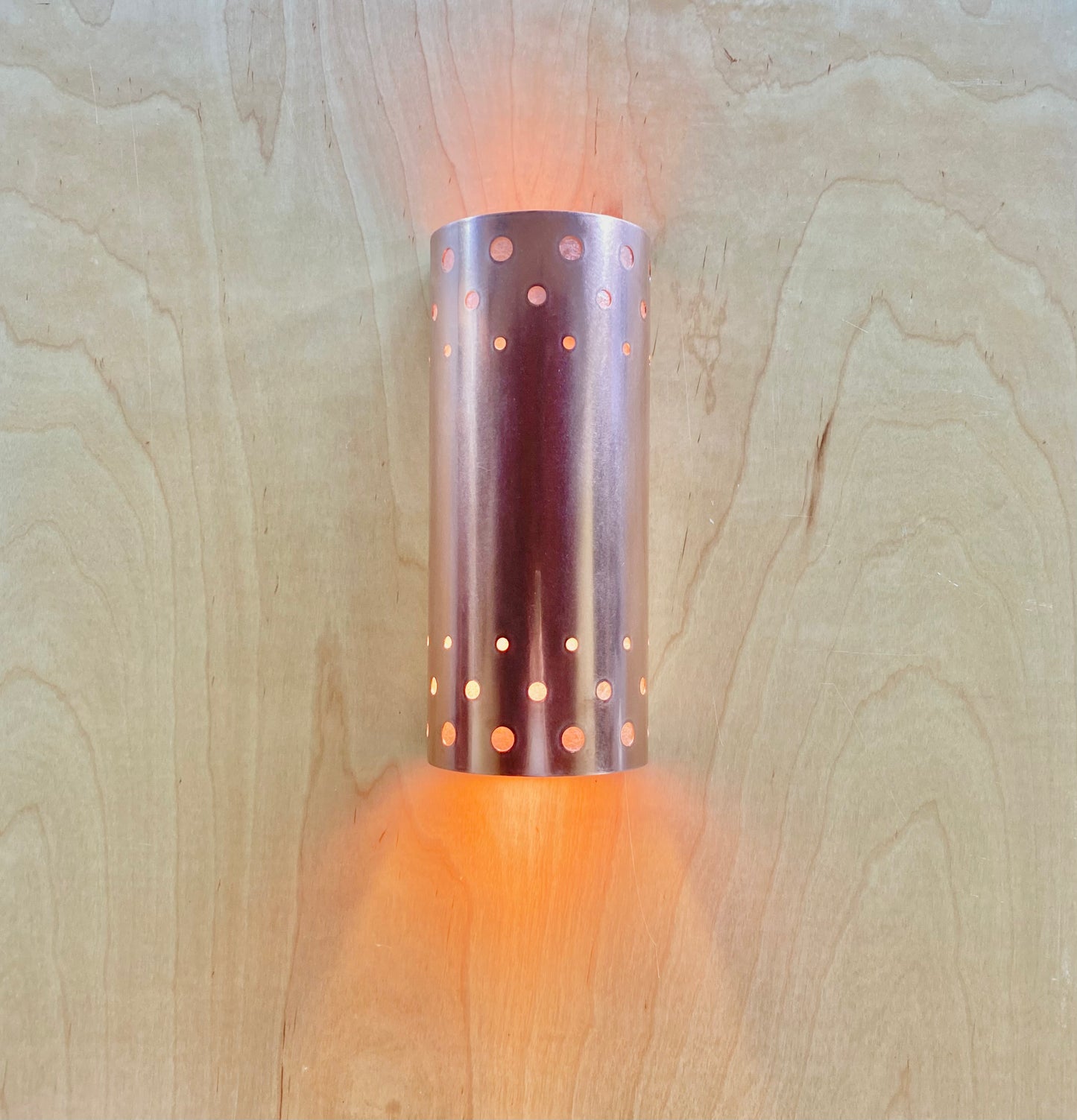 Contemporary Copper Sconce Light
